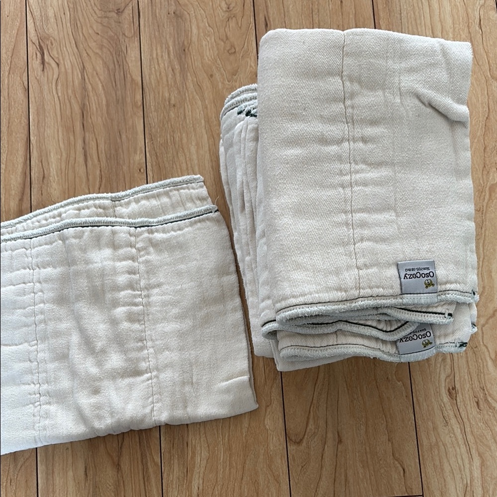 Organic Cotton Cloth Diapers Prefolds